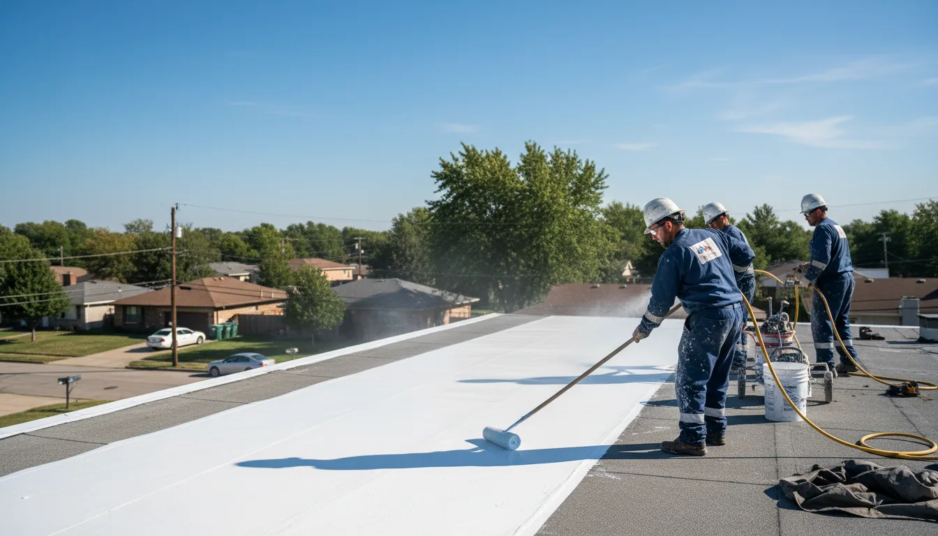 Commercial roof coating in Lawtell, LA near me